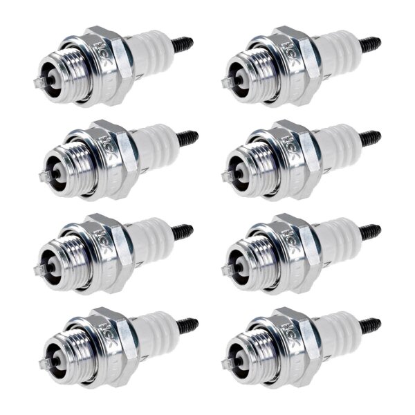 8 Spark Plugs with flat seal seat NGK aftermarket expertise for HONDA and others