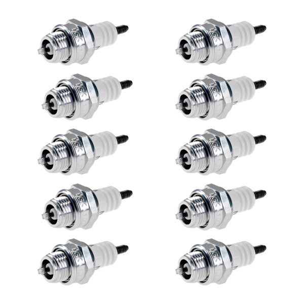 10 Spark Plugs with flat seal seat NGK IAM expertise for HONDA and others