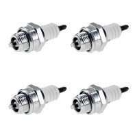4 Spark Plugs with flat seal seat NGK aftermarket...