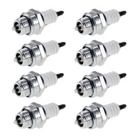 8 Spark Plugs with flat seal seat NGK aftermarket...