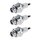 3 Spark Plugs with flat seal seat NGK aftermarket expertise for HONDA and others