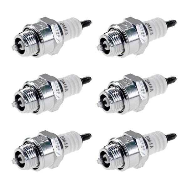 6 Spark Plugs with flat seal seat NGK aftermarket expertise for HONDA and others
