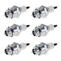 6 Spark Plugs with flat seal seat NGK aftermarket...