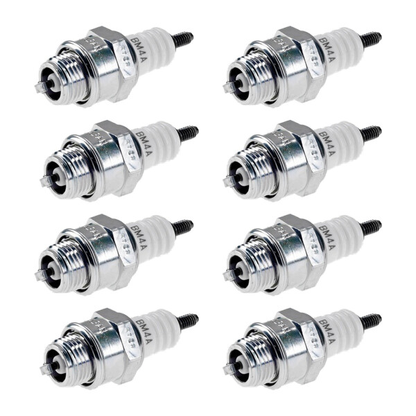 8 Spark Plugs with flat seal seat NGK aftermarket expertise for HONDA and others