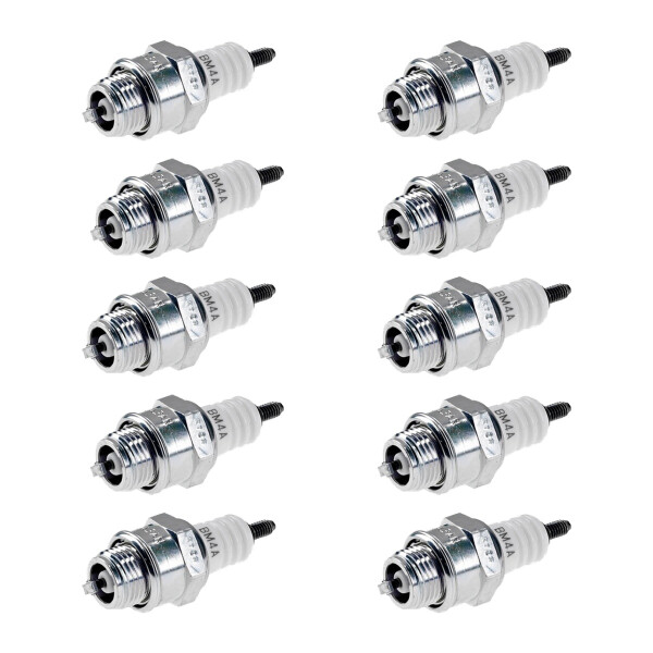 10 Spark Plugs with flat seal seat NGK IAM expertise for HONDA and others