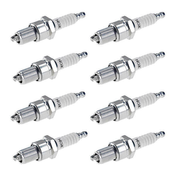 8 Spark Plugs fixed SAE connection NGK aftermarket expertise for e.g. MITSUBISHI