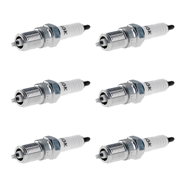 6 Spark Plugs with cone seal seat NGK suitable for RENAULT 25 and others