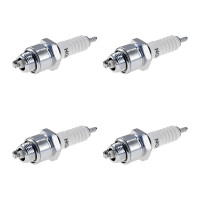 4 Zündkerzen mit Flachdichtsitz NGK...