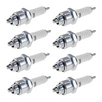 8 Spark Plugs with flat seal seat NGK IAM expertise for...