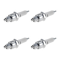 4 Spark Plugs with flat seal seat NGK aftermarket...