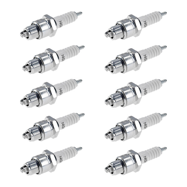 10 Spark Plugs with flat seal seat NGK IAM expertise for HONDA and others