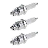 3 Spark Plugs with flat seal seat NGK aftermarket...