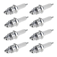 8 Spark Plugs with flat seal seat NGK aftermarket...