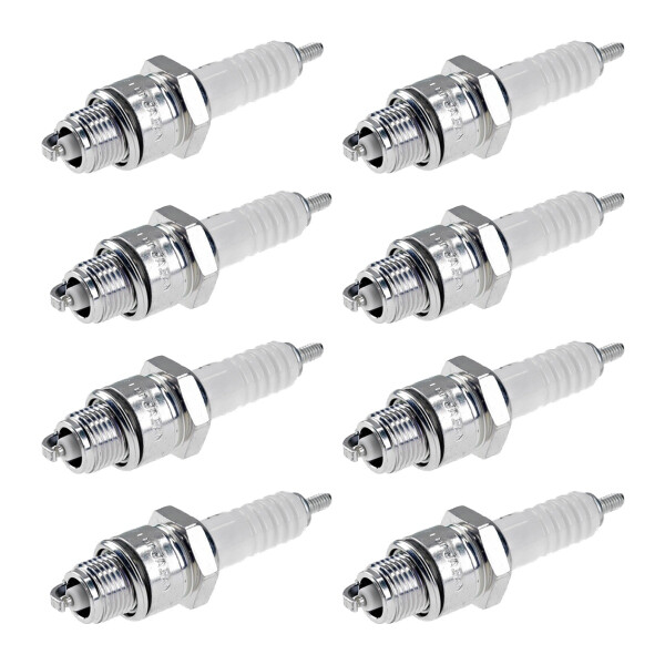 8 Spark Plugs with flat seal seat NGK IAM expertise for YAMAHA and others