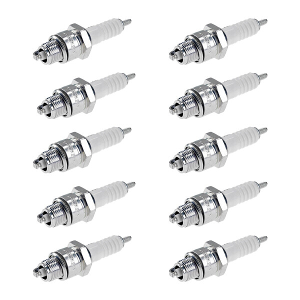 10 Spark Plugs with flat seal seat NGK IAM expertise for YAMAHA and others