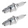 2 Spark Plugs with flat seal seat NGK IAM expertise for HITACHI and others