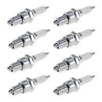 8 Spark Plugs with flat seal seat NGK IAM expertise for...