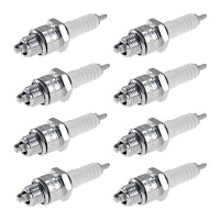 8 Spark Plugs with flat seal seat NGK IAM expertise for...