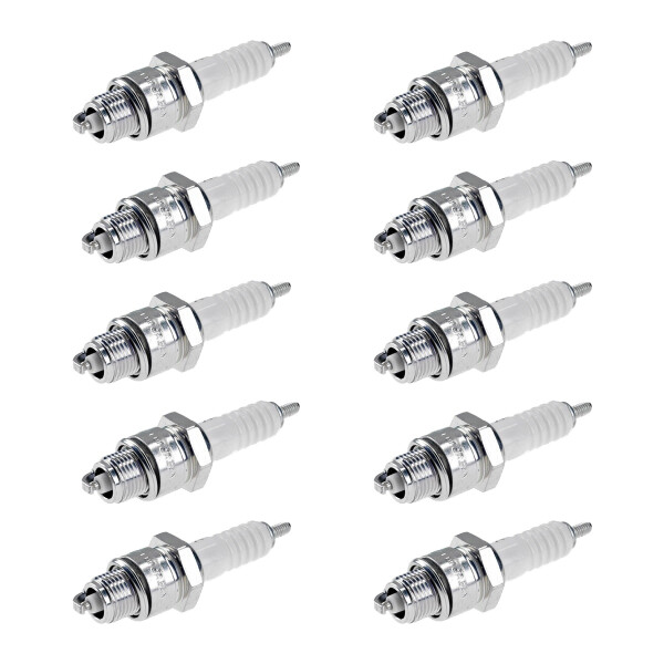 10 Spark Plugs with flat seal seat NGK IAM expertise for YAMAHA and others
