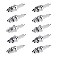 10 Spark Plugs with flat seal seat NGK IAM expertise for...