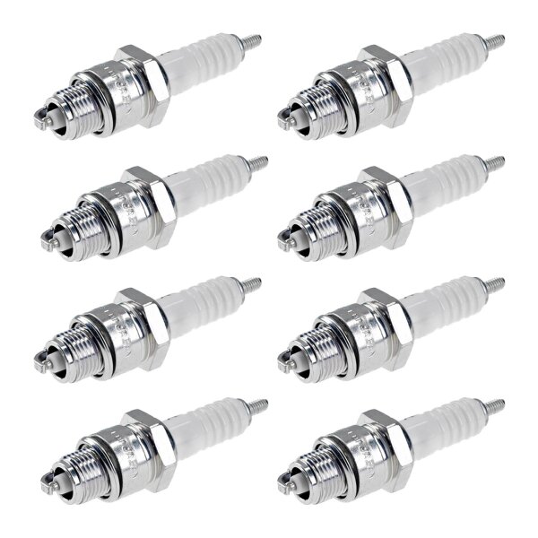 8 Spark Plugs with flat seal seat NGK IAM expertise for MERCURY and others