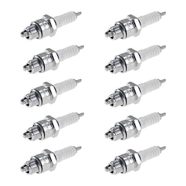 10 Spark Plugs with flat seal seat NGK IAM expertise for MERCURY and others