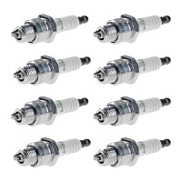 8 Spark Plugs fixed SAE connection NGK aftermarket...