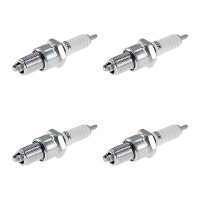 4 Zündkerzen mit Flachdichtsitz NGK...
