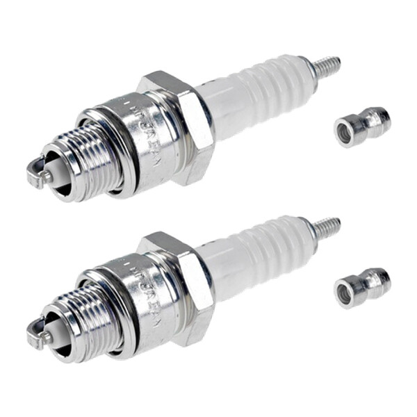 2 Spark Plugs with flat seal seat NGK suitable for FORD TAUNUS and others