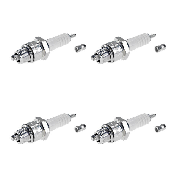 4 Zündkerzen mit Flachdichtsitz NGK Aftermarket-Expertise für u.a. FORD TAUNUS