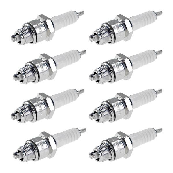8 Spark Plugs with flat seal seat NGK IAM expertise for YAMAHA and others