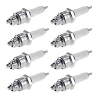 8 Spark Plugs with flat seal seat NGK IAM expertise for...
