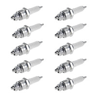 10 Spark Plugs with flat seal seat NGK IAM expertise for...
