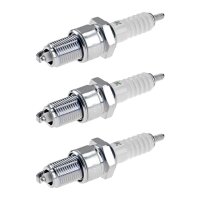 3 Spark Plugs with flat seal seat NGK aftermarket...