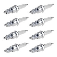8 Spark Plugs with flat seal seat NGK aftermarket...