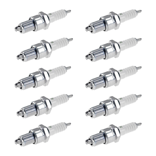 10 Spark Plugs with flat seal seat NGK IAM expertise for HONDA and others