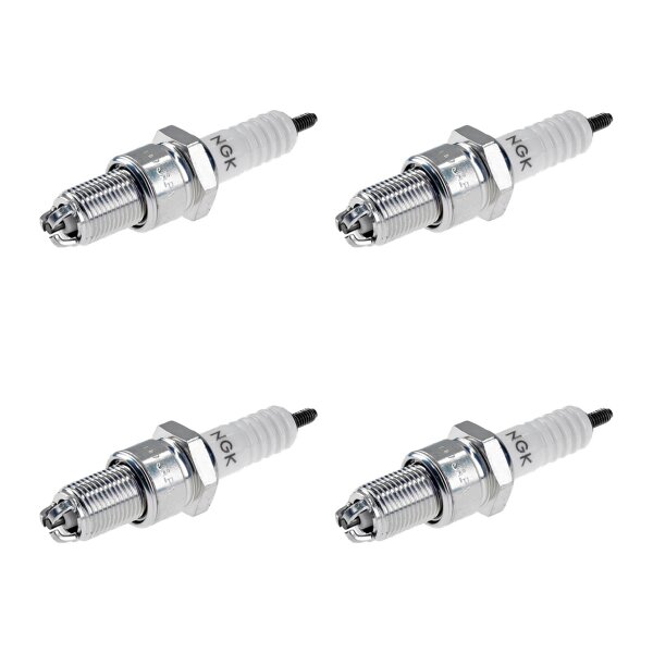 4 Zündkerzen mit Flachdichtsitz NGK Aftermarket-Expertise für AUDI 80