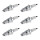 6 Spark Plugs with flat seal seat NGK aftermarket expertise for AUDI 80