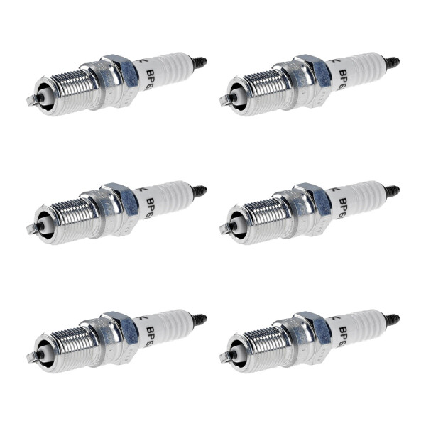 6 Spark Plugs with cone seal seat NGK IAM-Expertise for MERCEDES-BENZ 124