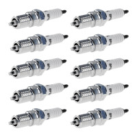 10 Spark Plugs with cone seal seat NGK IAM-Expertise for...