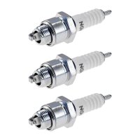 3 Zündkerzen mit Flachdichtsitz NGK...
