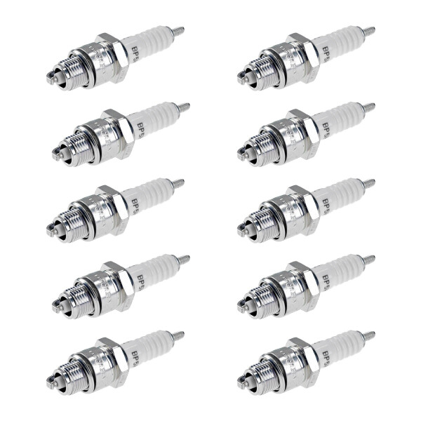 10 Spark Plugs with flat seal seat NGK for ROVER 2000-3500 and others