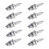 10 Spark Plugs with flat seal seat NGK for ROVER...