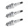 3 Spark Plugs with cone seal seat NGK IAM expertise for CHRYSLER and others