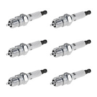6 Spark Plugs with cone seal seat NGK IAM expertise for...
