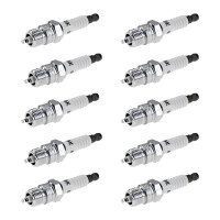 10 Spark Plugs with cone seal seat NGK IAM expertise for...