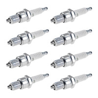 8 Spark Plugs with flat seal seat NGK IAM expertise for...