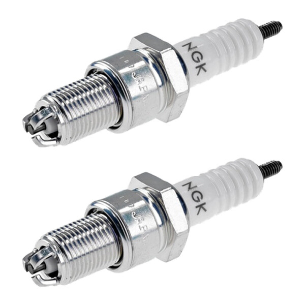 2 Spark Plugs with flat seal seat NGK suitable for SEAT IBIZA and others