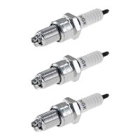 3 Spark Plugs with flat seal seat NGK suitable for SEAT...