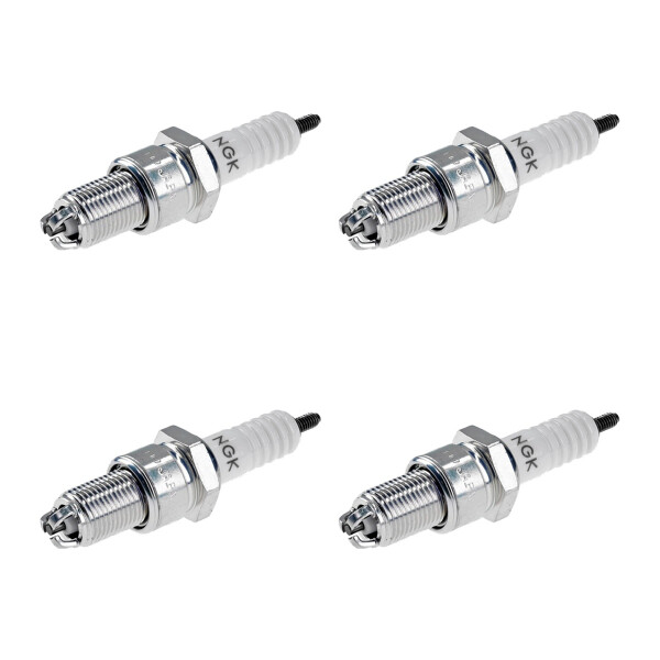 4 Zündkerzen mit Flachdichtsitz NGK Aftermarket-Expertise für u.a. AUDI 80
